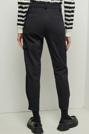 Image of model wearing Derek Lam 10 crosby pant in black
