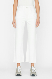Image of Frame Le Jane crop in blanc