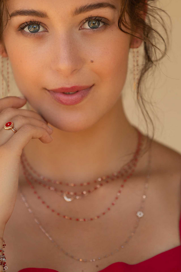 Image of Gigi Clozeau classic necklace in poppy