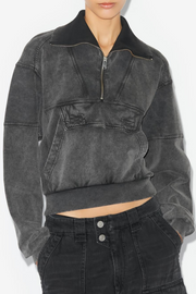Image of Isabel Marant Etoile Phenix sweatshirt in faded black