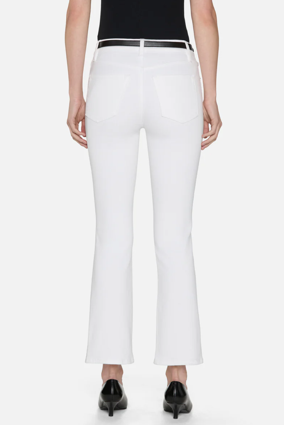 Person wearing white jeans 