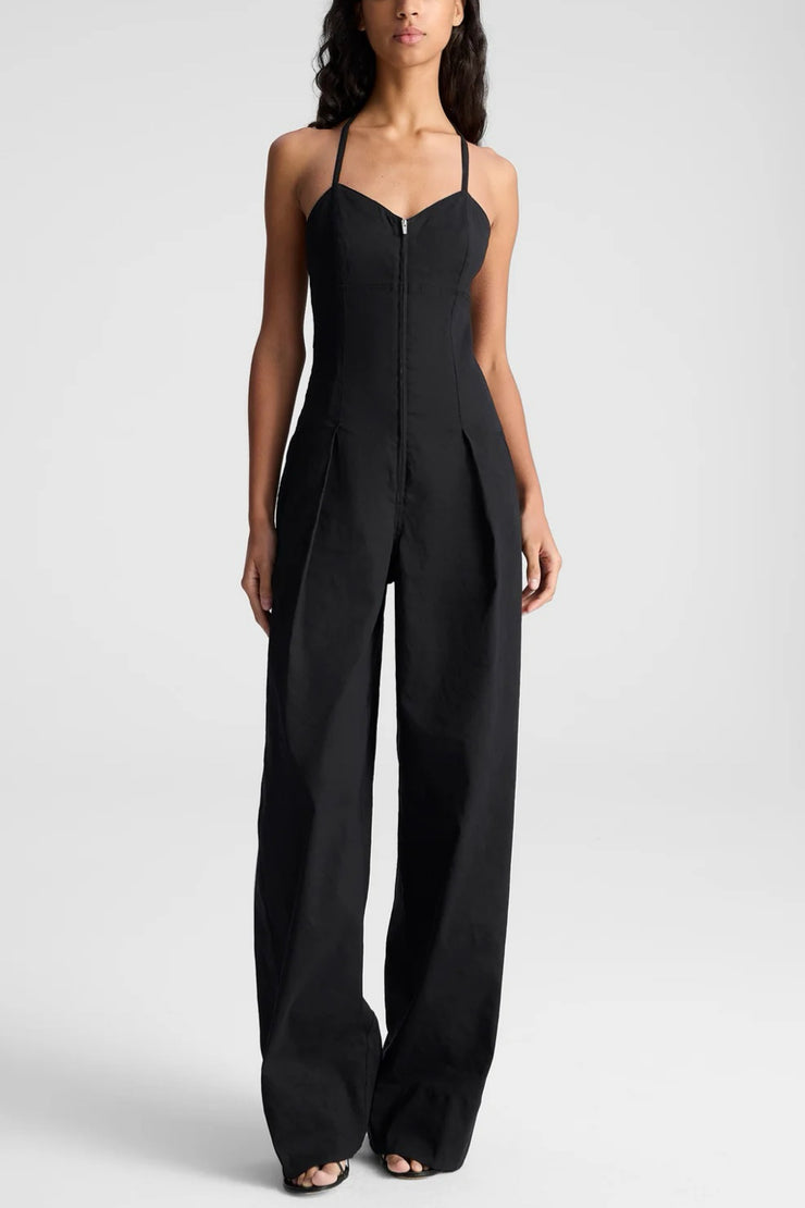 Image of model wearing the A.L.C. Chandler Jumpsuit front view