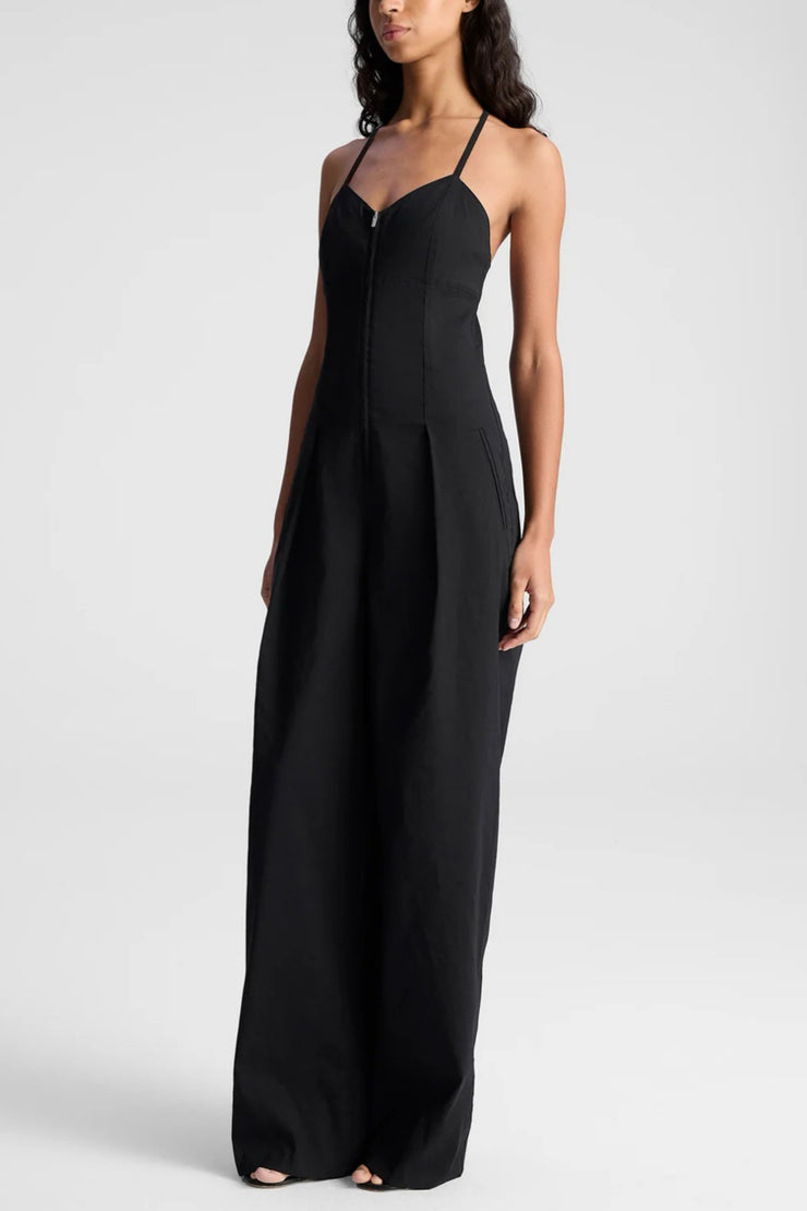 Image of model wearing the A.L.C. Chandler Jumpsuit front view