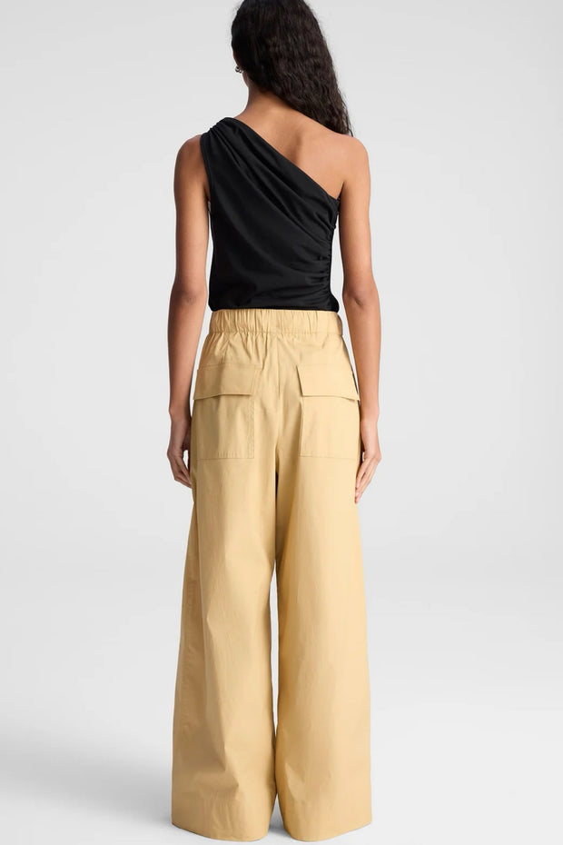 Image of model wearing  the A.L.C. Nova Tank back view