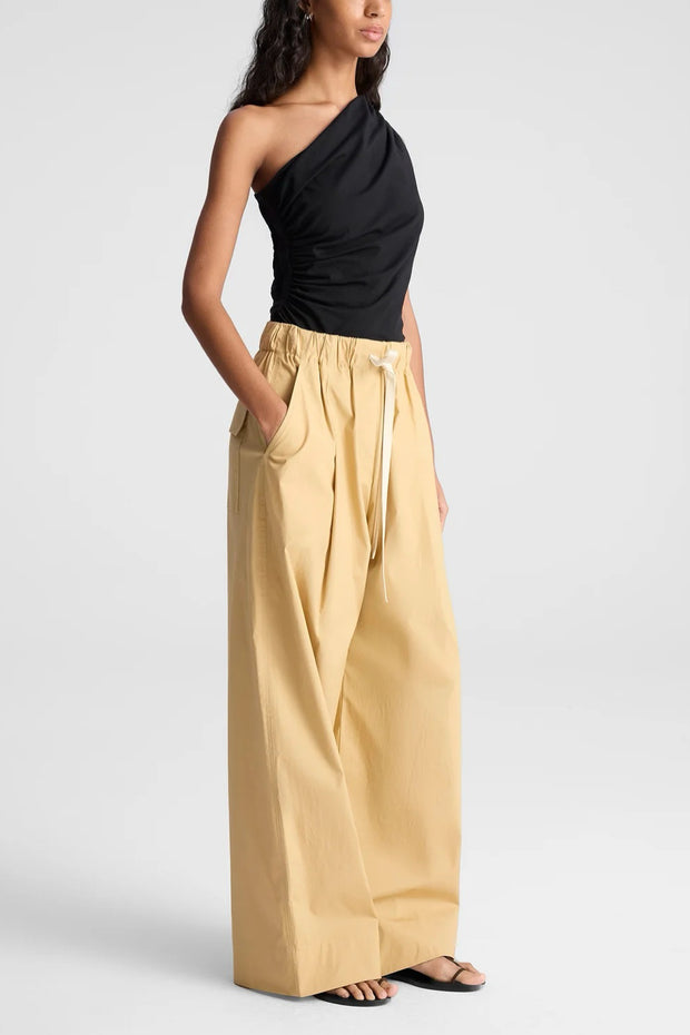 Image of model wearing  the A.L.C. Nova Tank side view