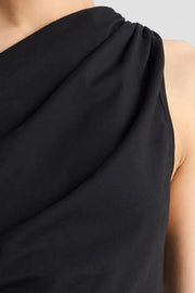 Image of model wearing  the A.L.C. Nova Tank close up