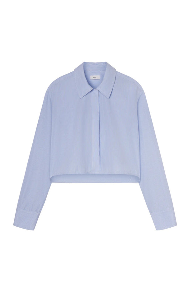Image of the A.L.C Maude Top against white background