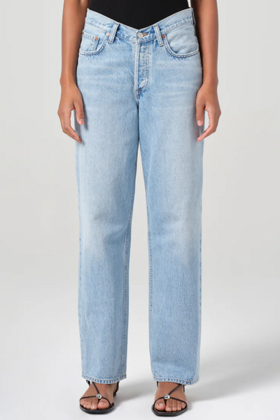 Image of Agolde V-waist baggy jean in prevail