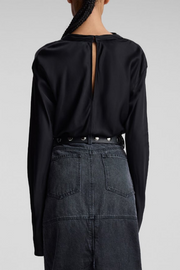 Image of A.L.C. Georgia top in black