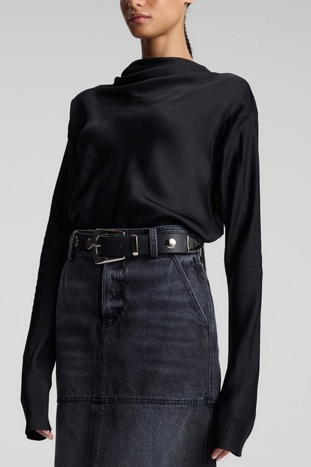 Image of A.L.C. Georgia top in black