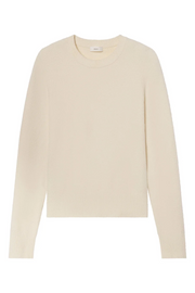 Off white sweater on a white background