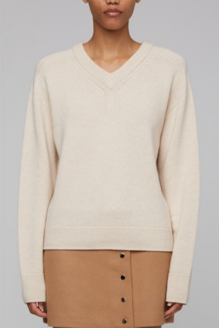 Image of A.L.C. Calven sweater in wheat