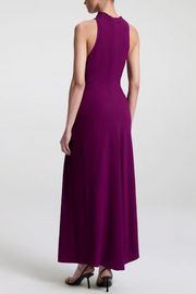 Jewel dress with a high neckline on a white background
