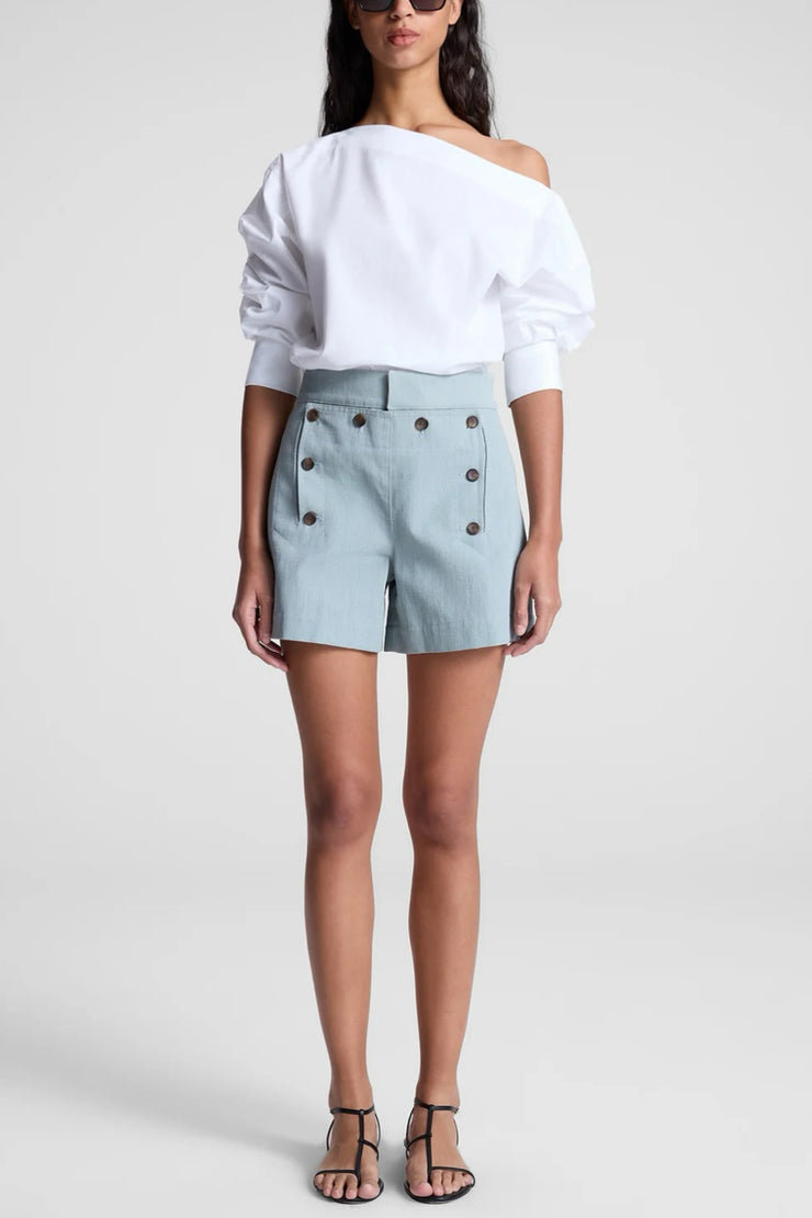 Image of model wearing the A.L.C. Lucas Short front view