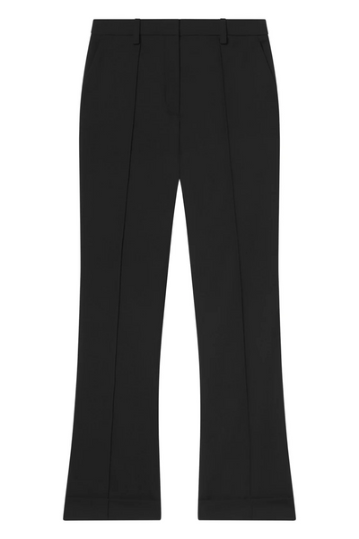 Black pants on a white background