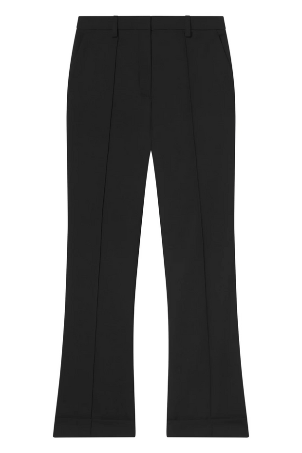 Black pants on a white background