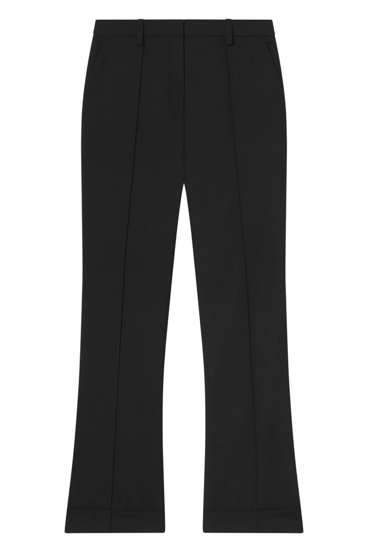 Black pants on a white background