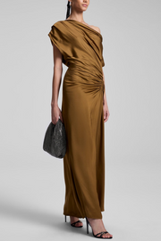 Image of A.L.C. Penny dress in mocha