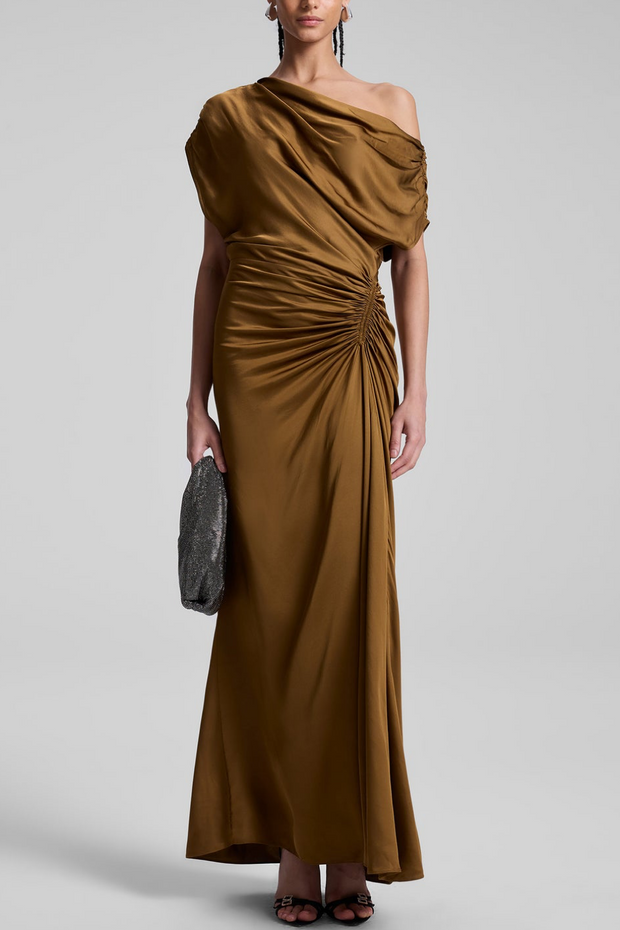 Image of A.L.C. Penny dress in mocha