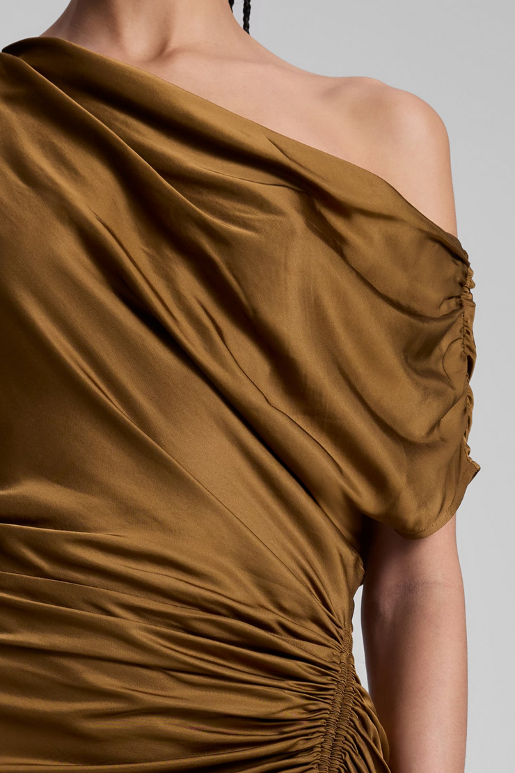 Image of A.L.C. Penny dress in mocha