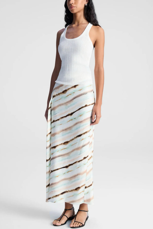 Image of model wearing the A.L.C. Rita Skirt front view 
