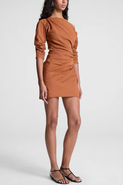 Image of model wearing the A.L.C.Sona Dress side view
