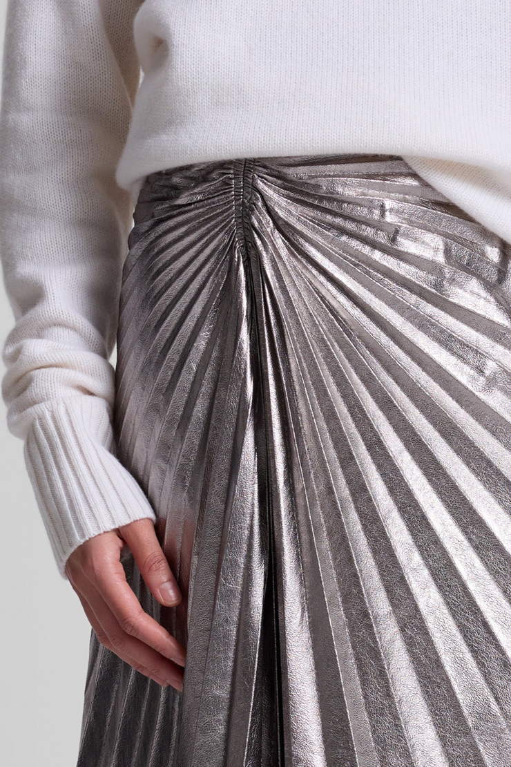 Image of ALC Tracy skirt in smoky silver