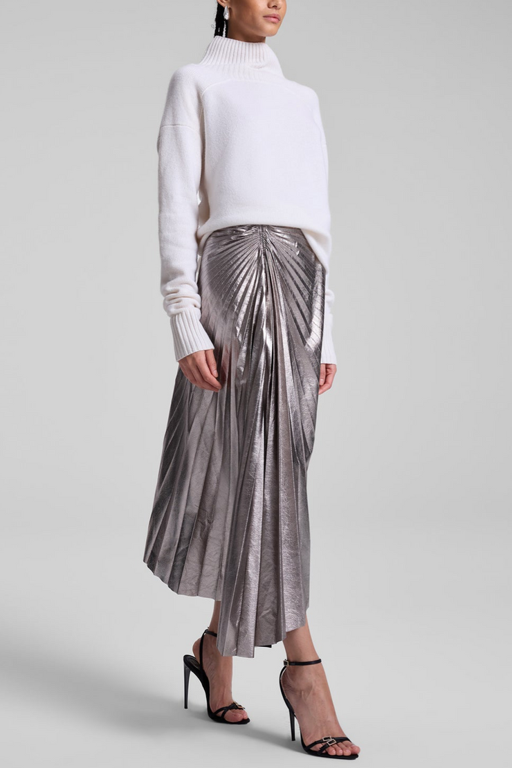 Image of ALC Tracy skirt in smoky silver