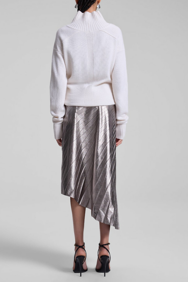 Image of ALC Tracy skirt in smoky silver