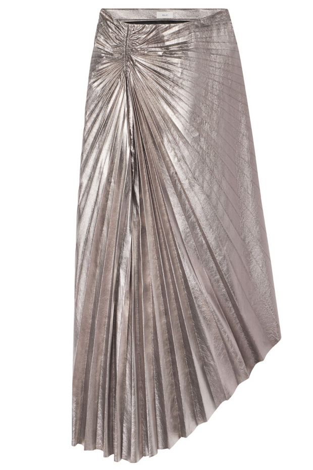 Image of ALC Tracy skirt in smoky silver