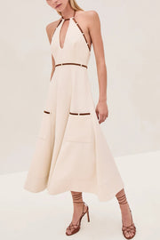 Image of model wearing the Alexis Arden Dress front view