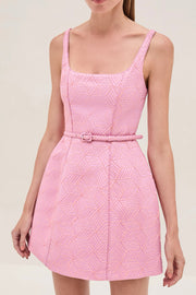 Image of model wearing the Alexis Bijoux Dress front view