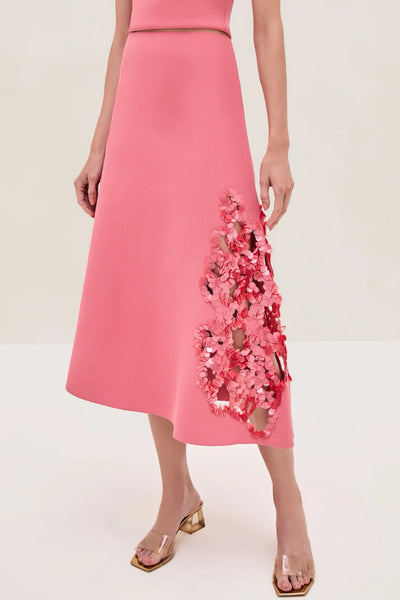 Image of model wearing the Alexis Maris Skirt front view