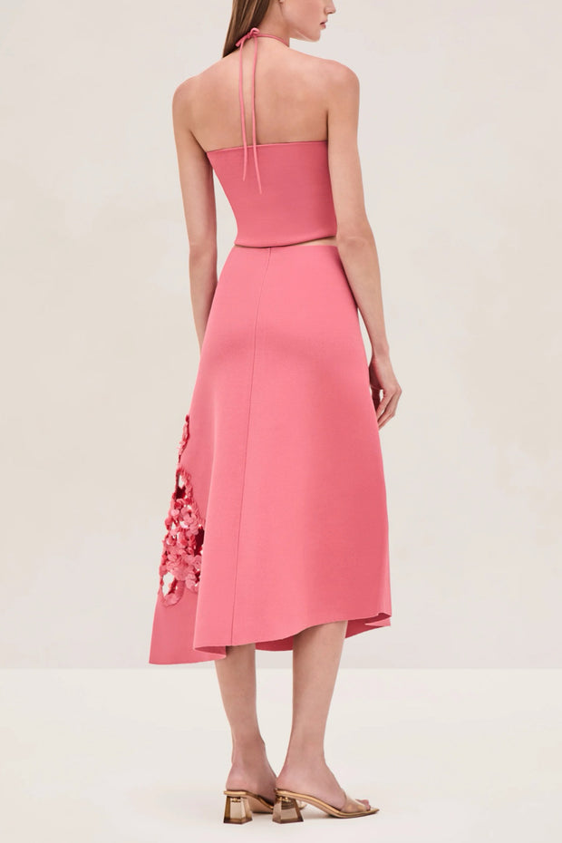 Image of model wearing the Alexis Maris Skirt back view