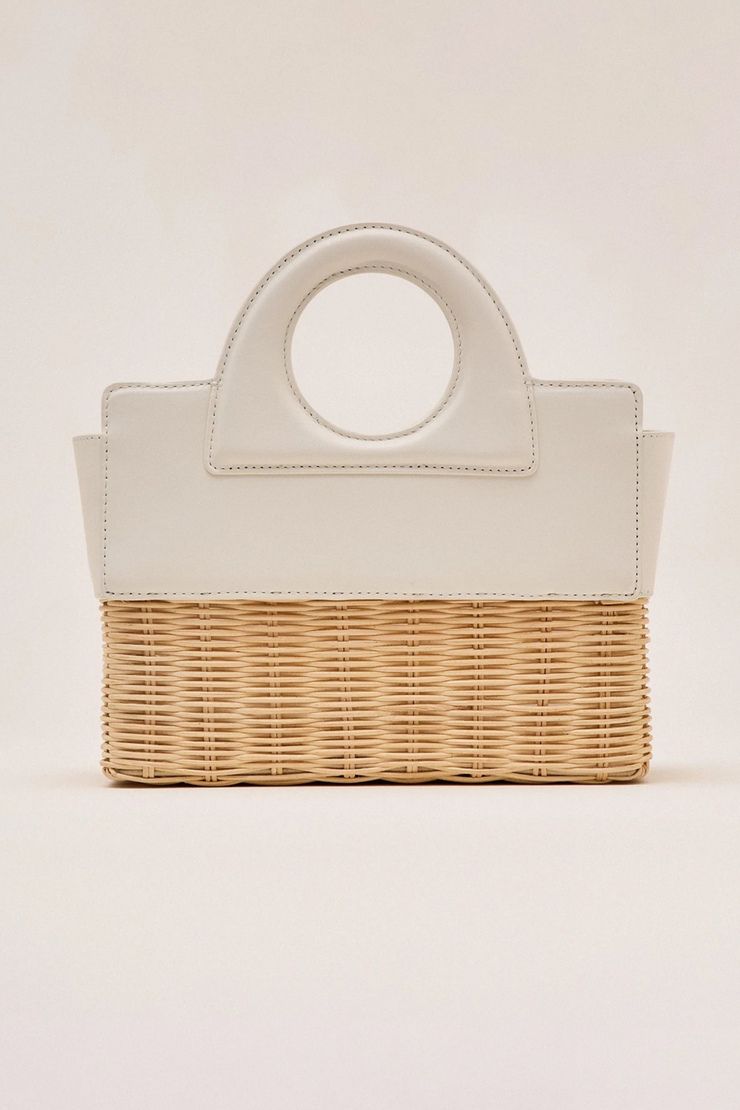 Image of Alexis Penelope rattan bag