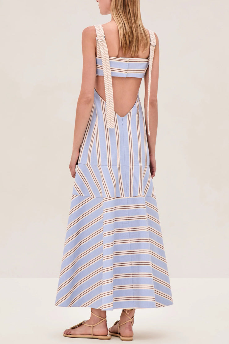 Image of model wearing the Alexis Talette Dress back view