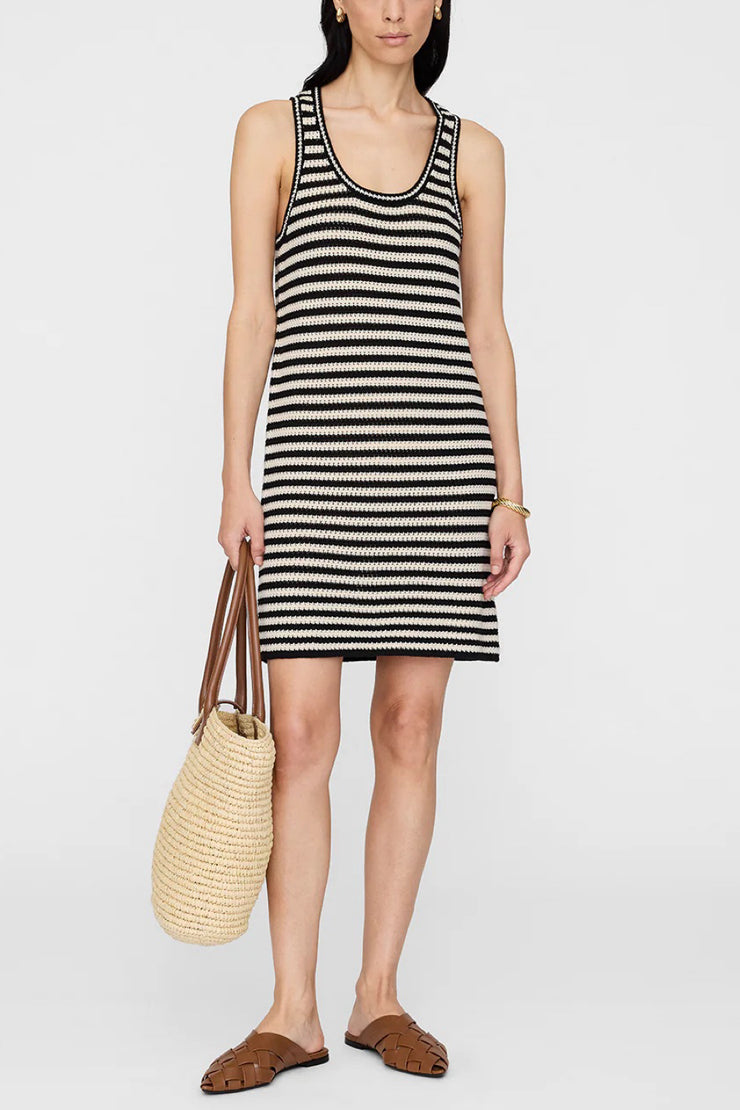 Image of model wearing the Anine Bing Arie Dress front view