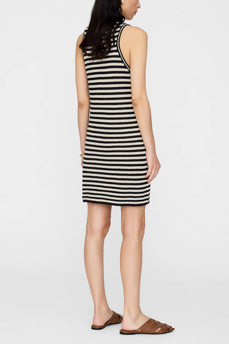 Image of model wearing the Anine Bing Arie Dress back view