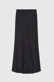 Image of the Anine Bing Bar Silk Skirt front view