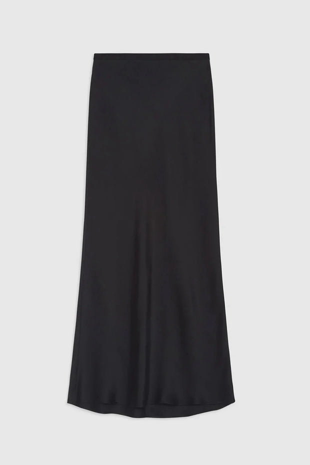 Image of the Anine Bing Bar Silk Skirt front view