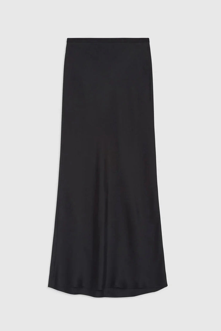 Image of the Anine Bing Bar Silk Skirt front view