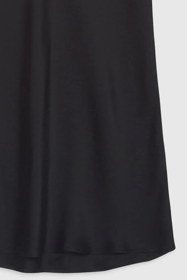Image of the Anine Bing Bar Silk Skirt front view close up