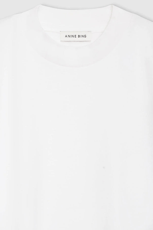Image of the Anine Bing Caspen Tee front view close up