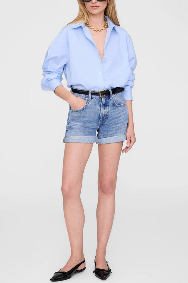 Image of model wearing the Anine Bing Heath Short front view