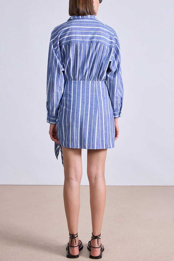 Image of model wearing the Apiece Apart Alessandra Mini back view