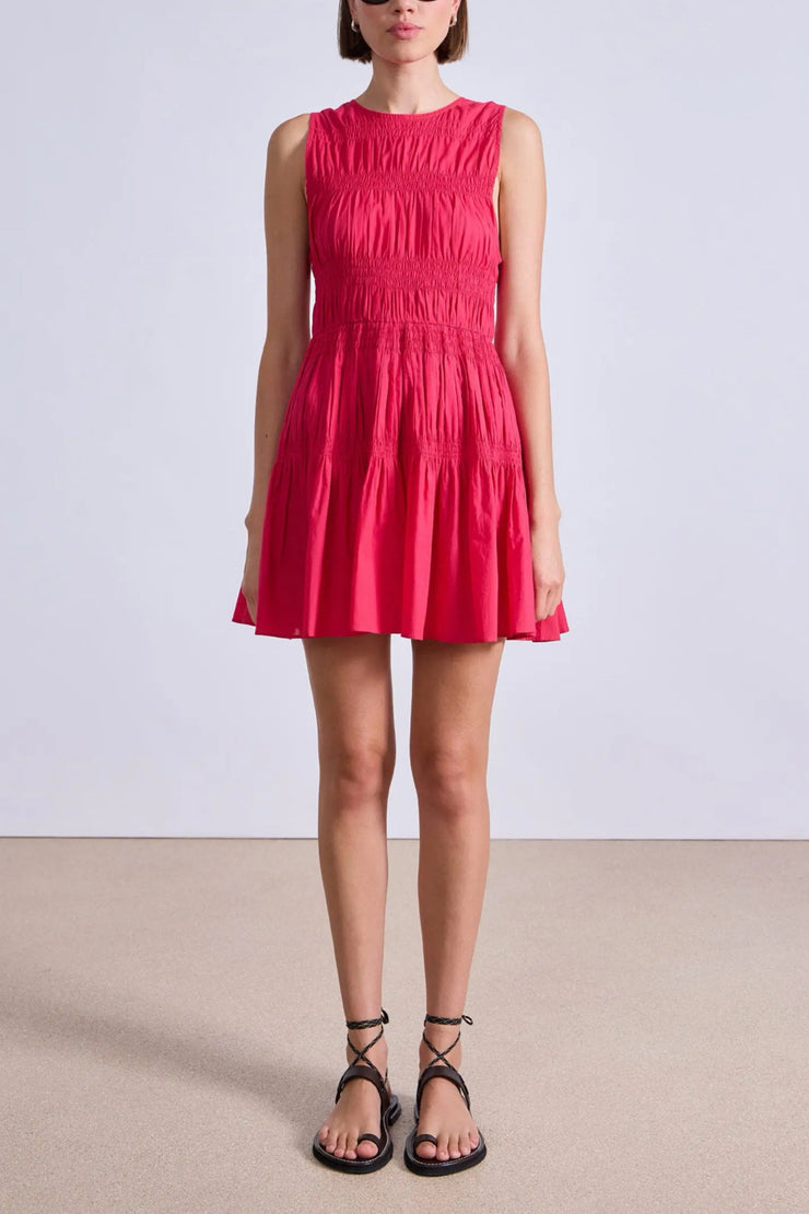Image of model wearing the Apiece Apart Fabiana Mini front view