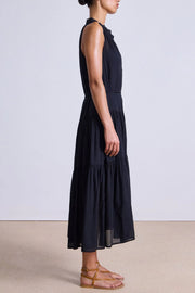 Image of model wearing the Apiece Apart Trinidad Tank Dress side view