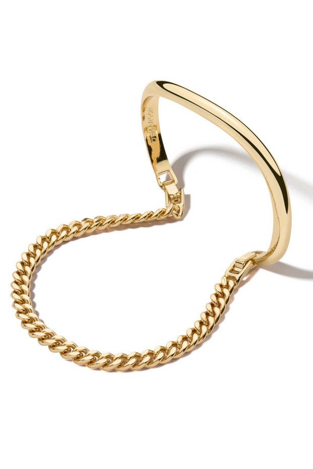 Image of Demarson Venus cuff in gold