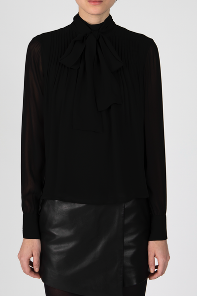 Image of Derek Lam 10 Crosby Valentine blouse in black