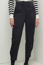 Image of model wearing Derek Lam 10 crosby pant in black